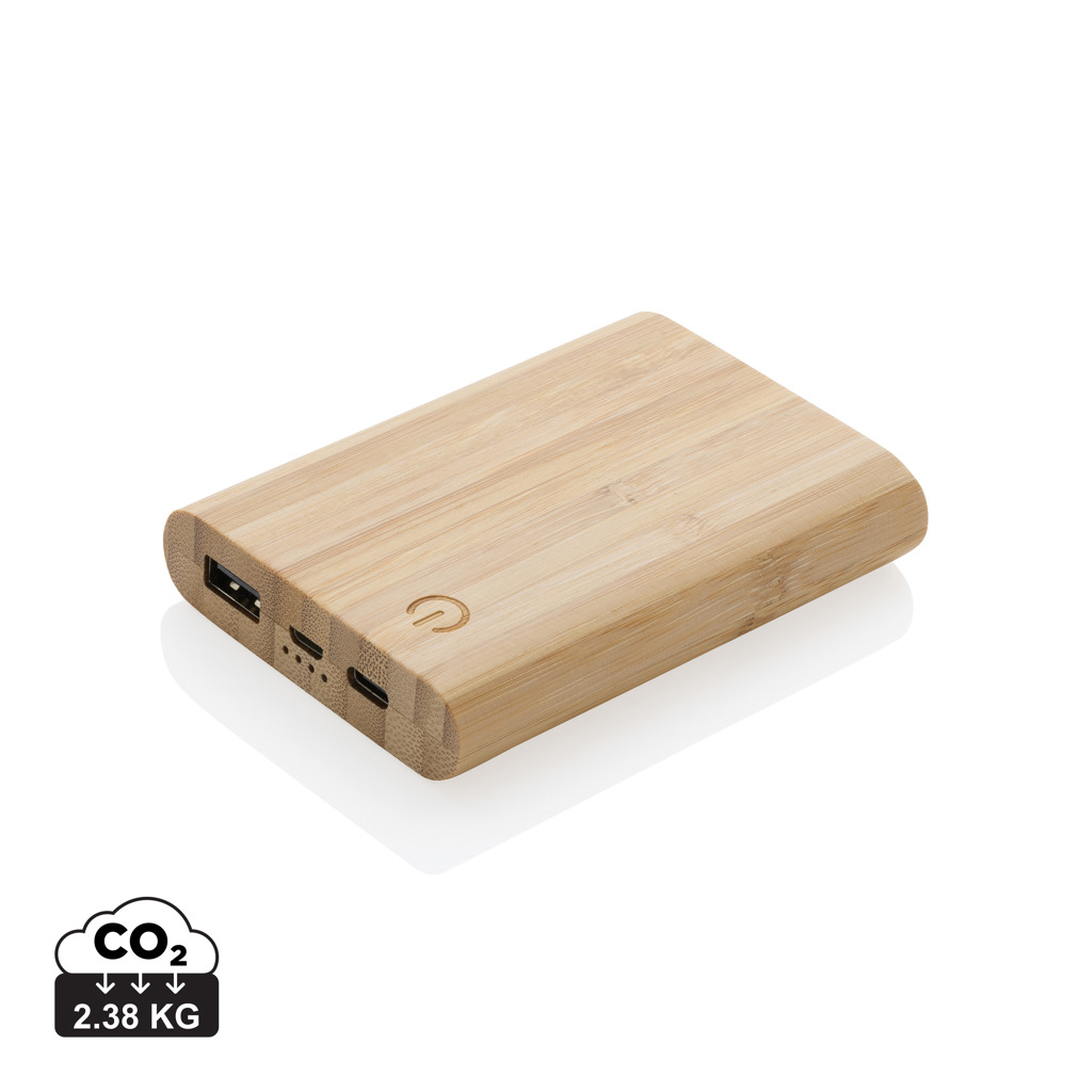 XD Collection Bamboo 5.000 mAh powerbank