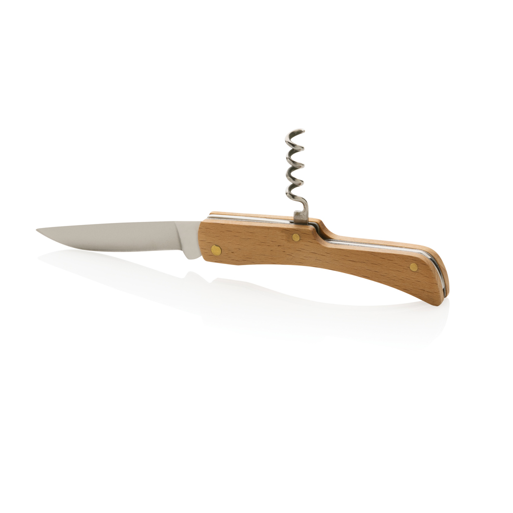 XD Collection Wooden knife with bottle opener