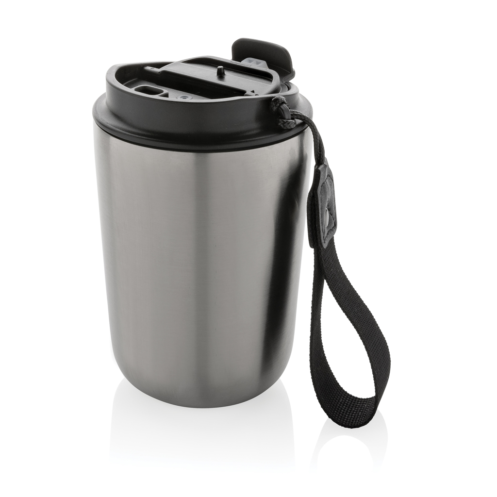 XD Collection Cuppa RCS re-steel vacuum tumbler with lanyard