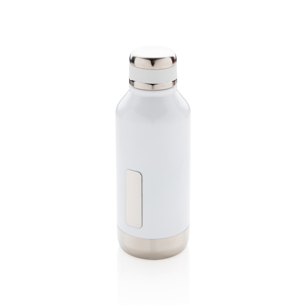 XD Collection Leak proof vacuum bottle with logo plate