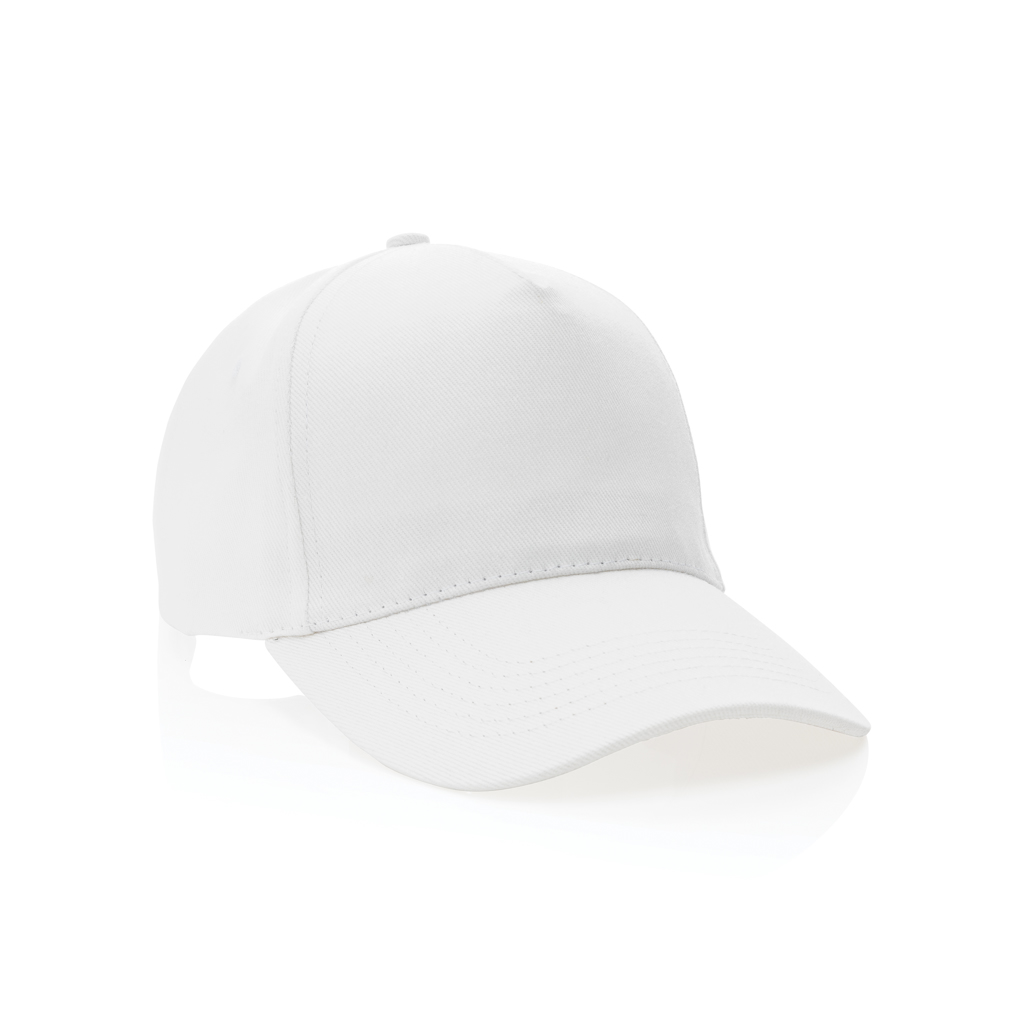 XD Collection Impact 5panel 280gr Recycled cotton cap with AWARE™ tracer