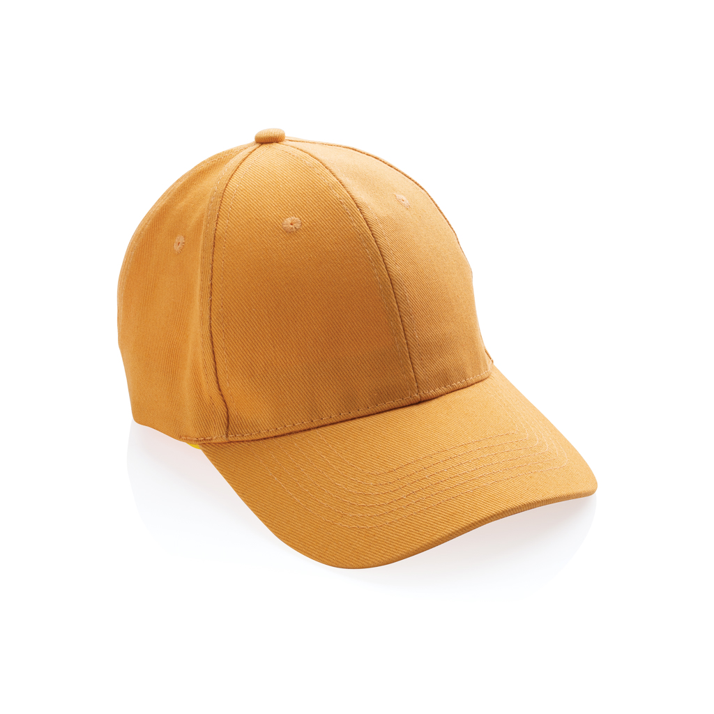 XD Collection Impact 6 panel 280gr Recycled cotton cap with AWARE™ tracer