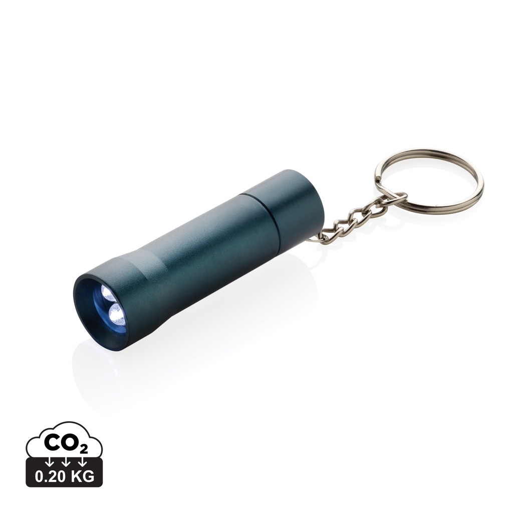 XD Collection Flash RCS recycled aluminium keychain torch