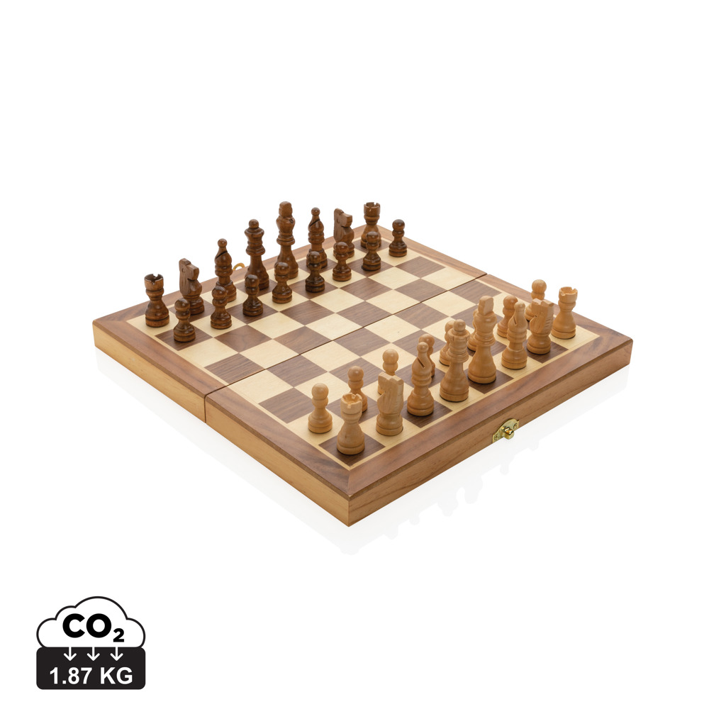 XD Collection Luxury wooden foldable chess set