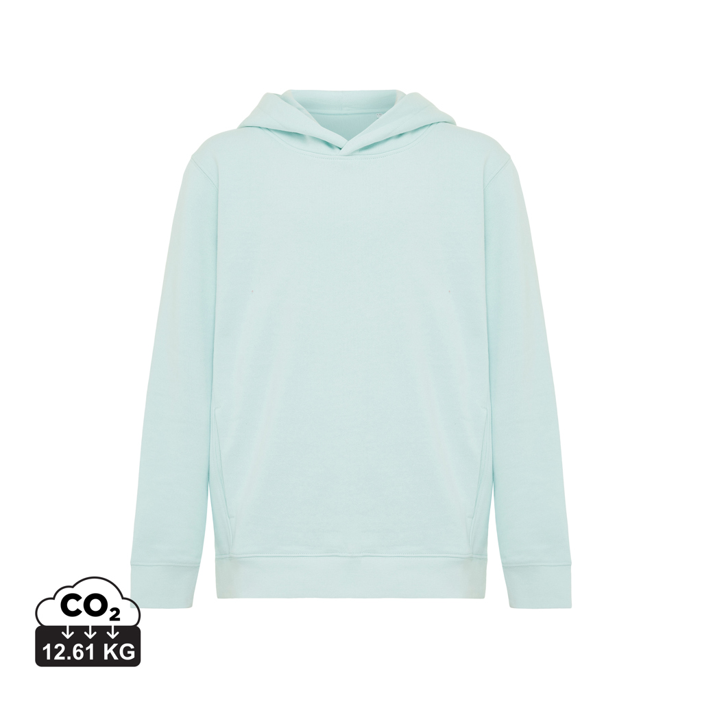 iqoniq IQONIQ Yengo kids recycled cotton hoodie with sidepockets