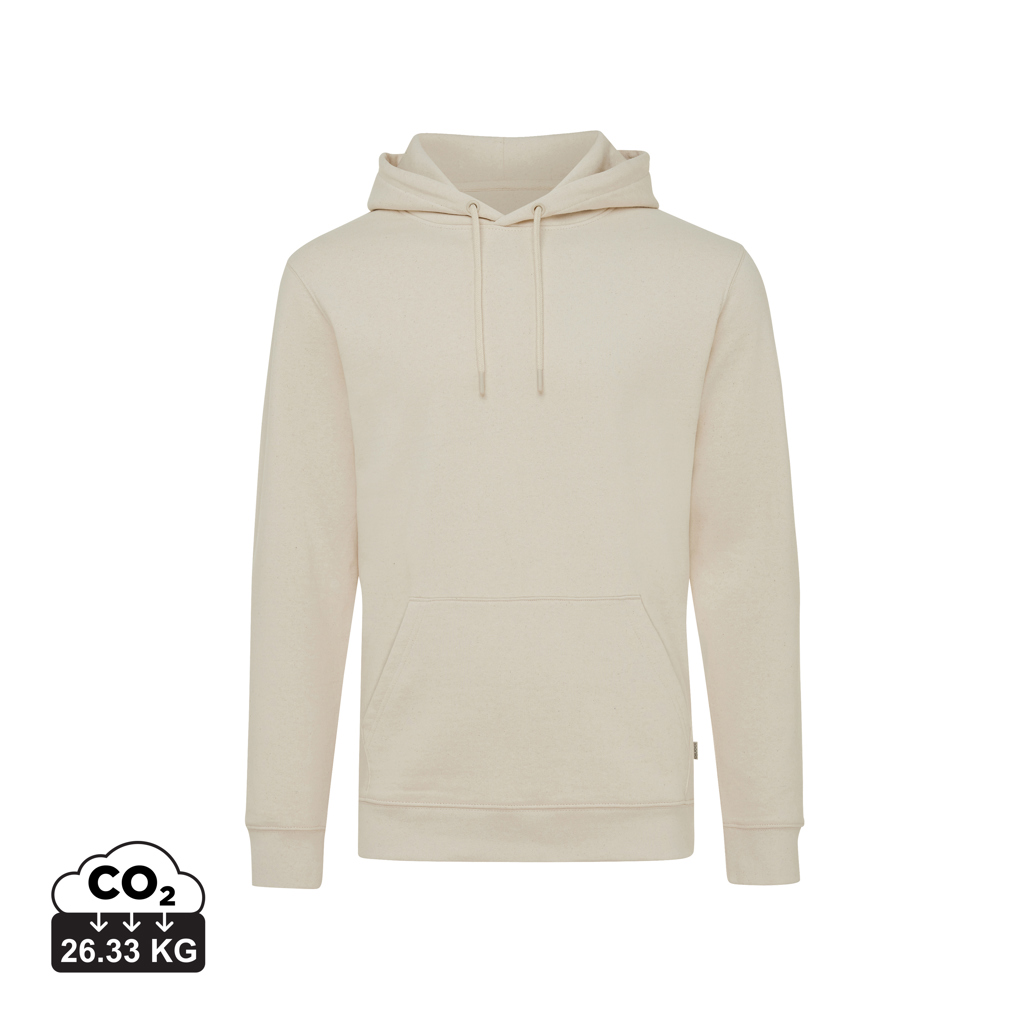 iqoniq IQONIQ Torres recycled cotton hoodie undyed