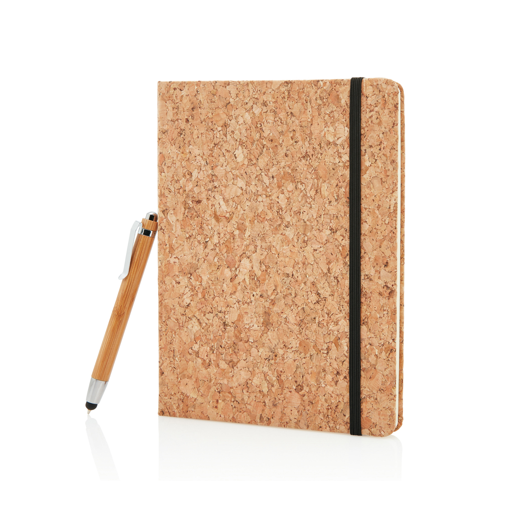 XD Collection A5 notebook with bamboo pen including stylus