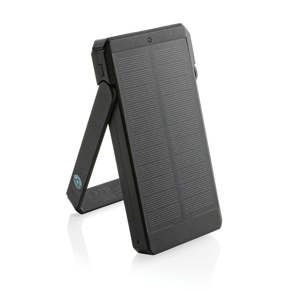 XD Xclusive Skywave RCS recycled plastic solar powerbank 10000 mAh