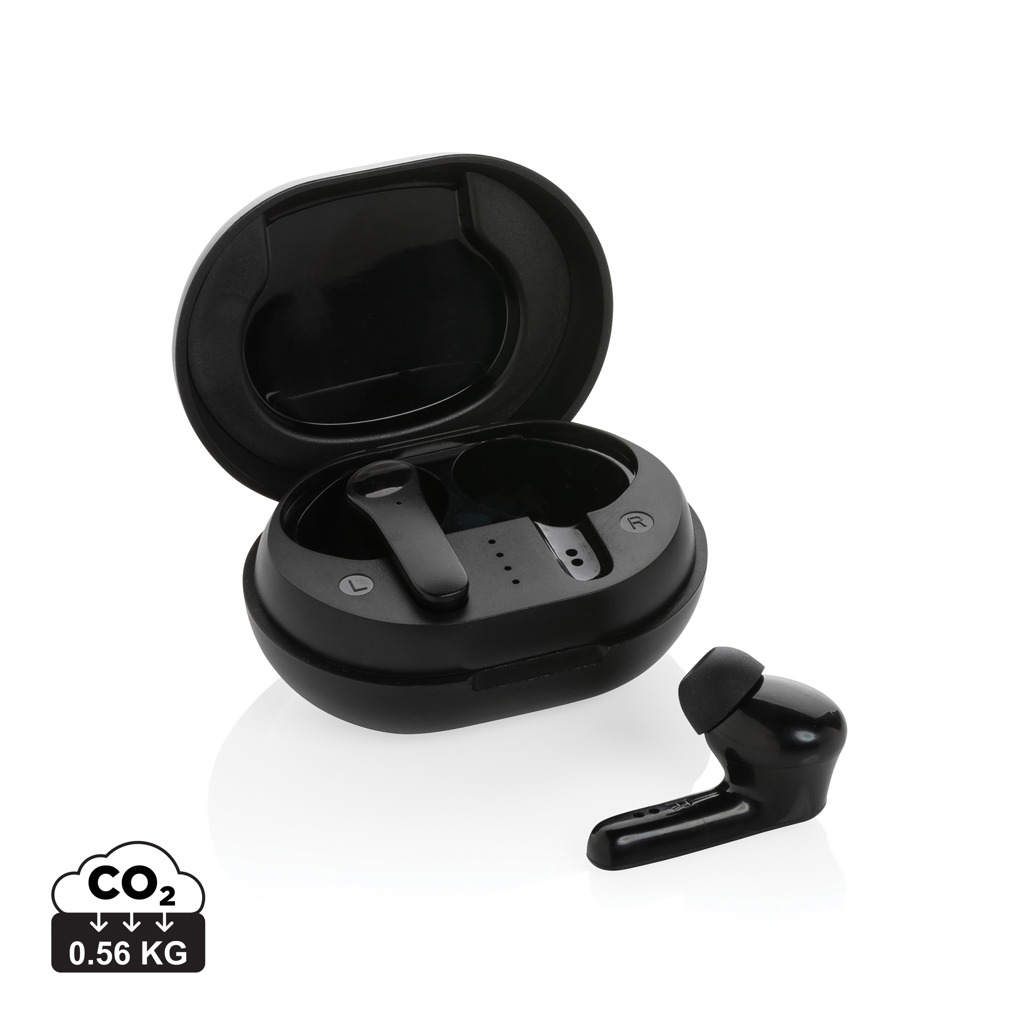XD Collection RCS standard recycled plastic TWS earbuds