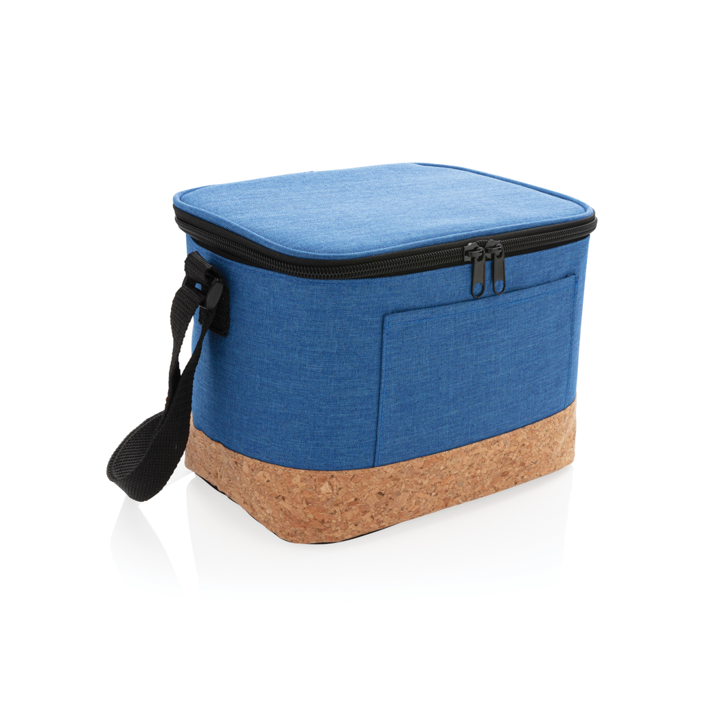 XD Collection Two tone cooler bag with cork detail