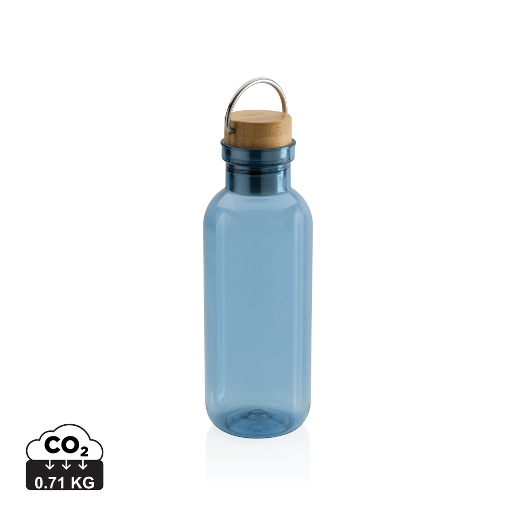 XD Collection RCS RPET bottle with bamboo lid and handle
