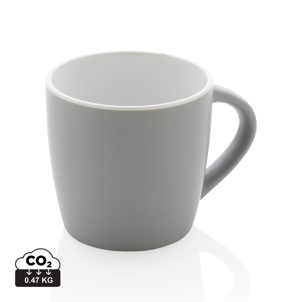 XD Collection Ceramic mug with coloured inner 300ml