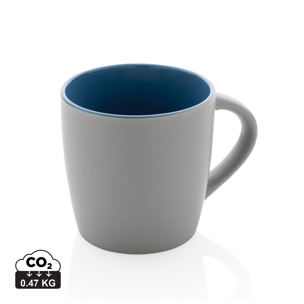 XD Collection Ceramic mug with coloured inner 300ml