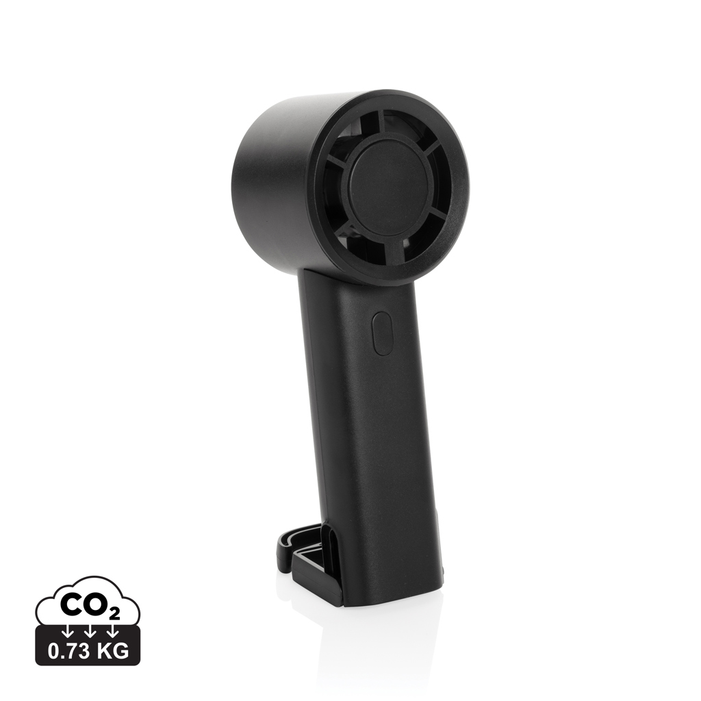 XD Collection Twist RCS recycled plastic re-chargeable portable fan