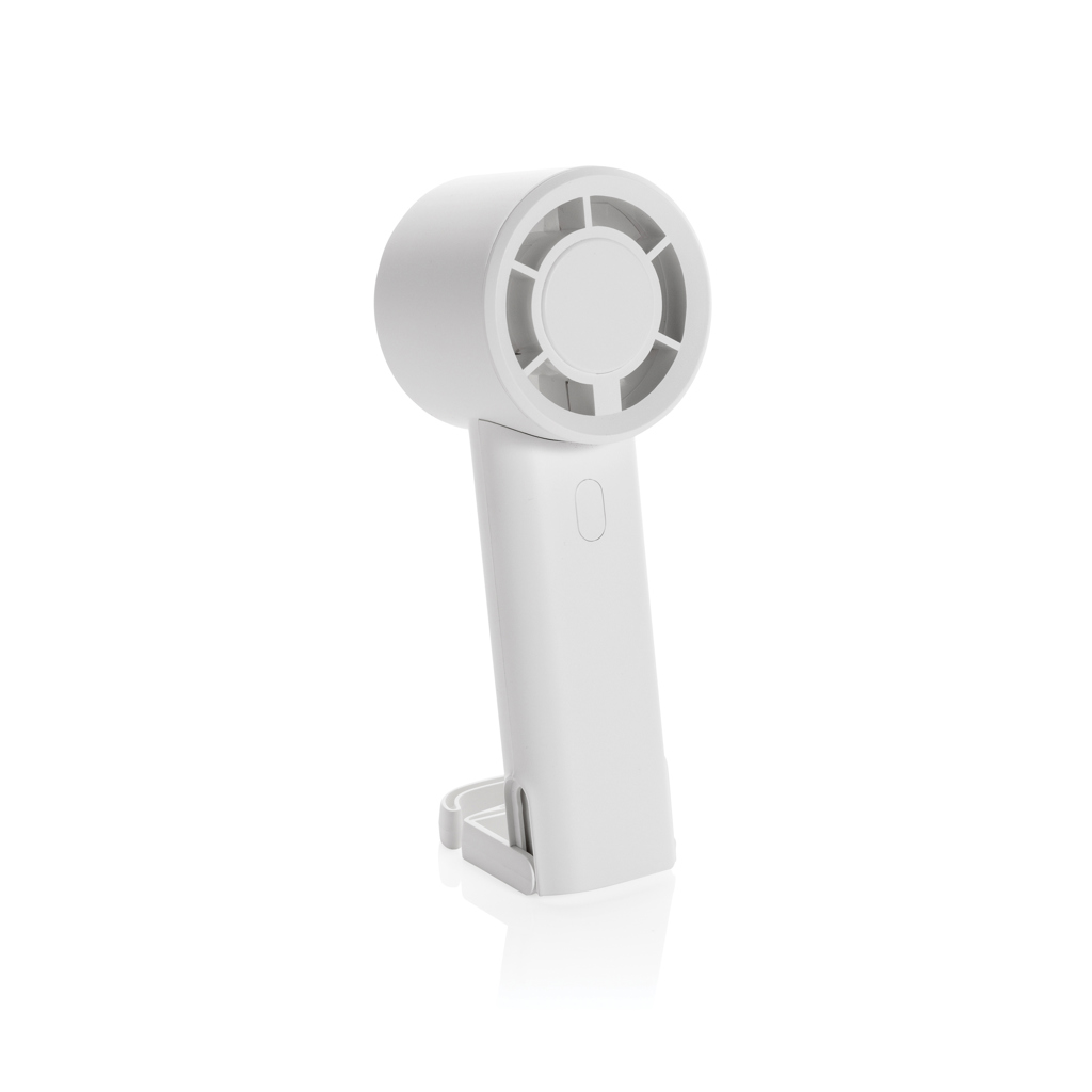 XD Collection Twist RCS recycled plastic re-chargeable portable fan