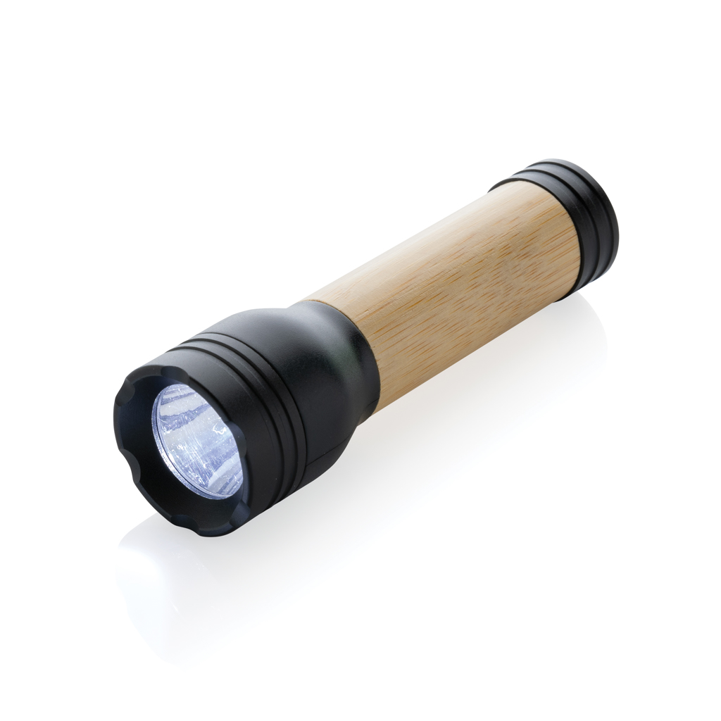 XD Collection Lucid 1W RCS certified recycled plastic & bamboo torch