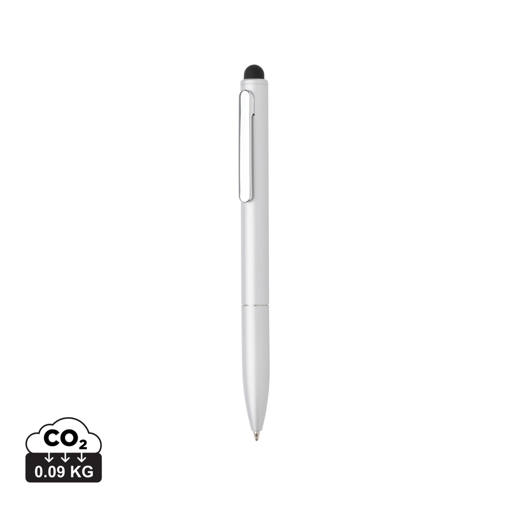 XD Collection Kymi RCS certified recycled aluminium pen with stylus