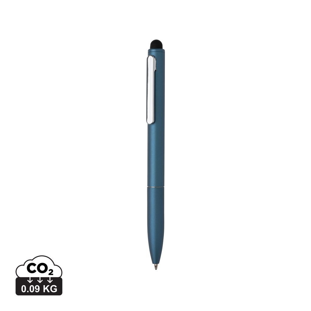 XD Collection Kymi RCS certified recycled aluminium pen with stylus