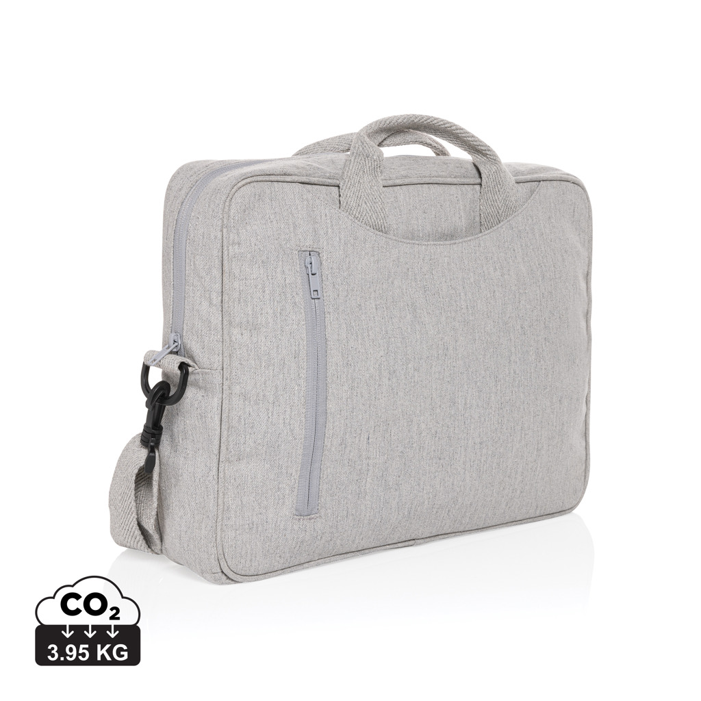 XD Collection Laluka AWARE™ recycled cotton 15.4 inch laptop bag
