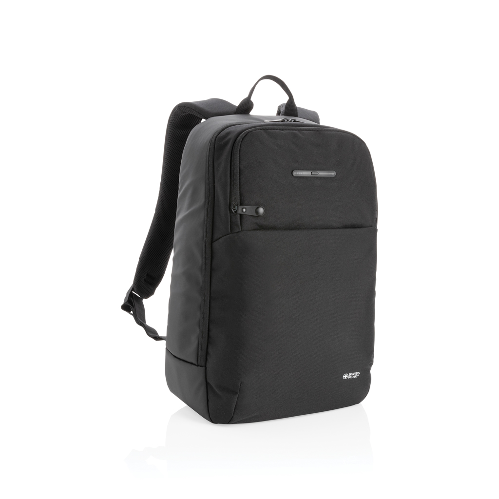 Swiss Peak Swiss Peak laptop backpack with UV-C steriliser pocket