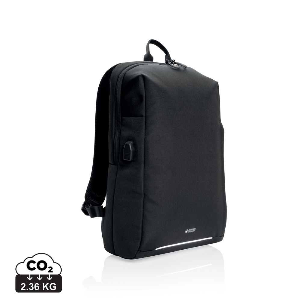 Swiss Peak Swiss Peak AWARE™ RFID and USB A laptop backpack