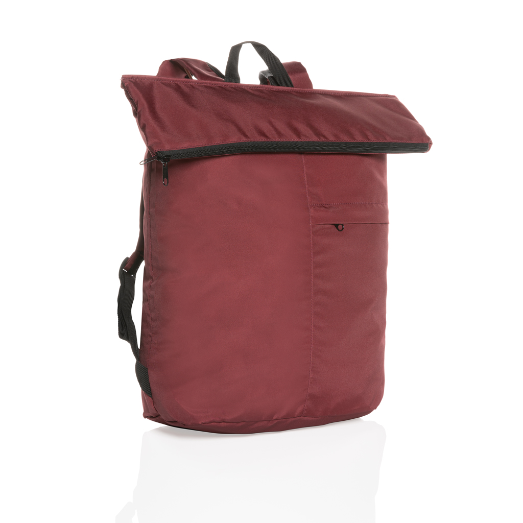 XD Collection Dillon AWARE™ RPET lightweight foldable backpack