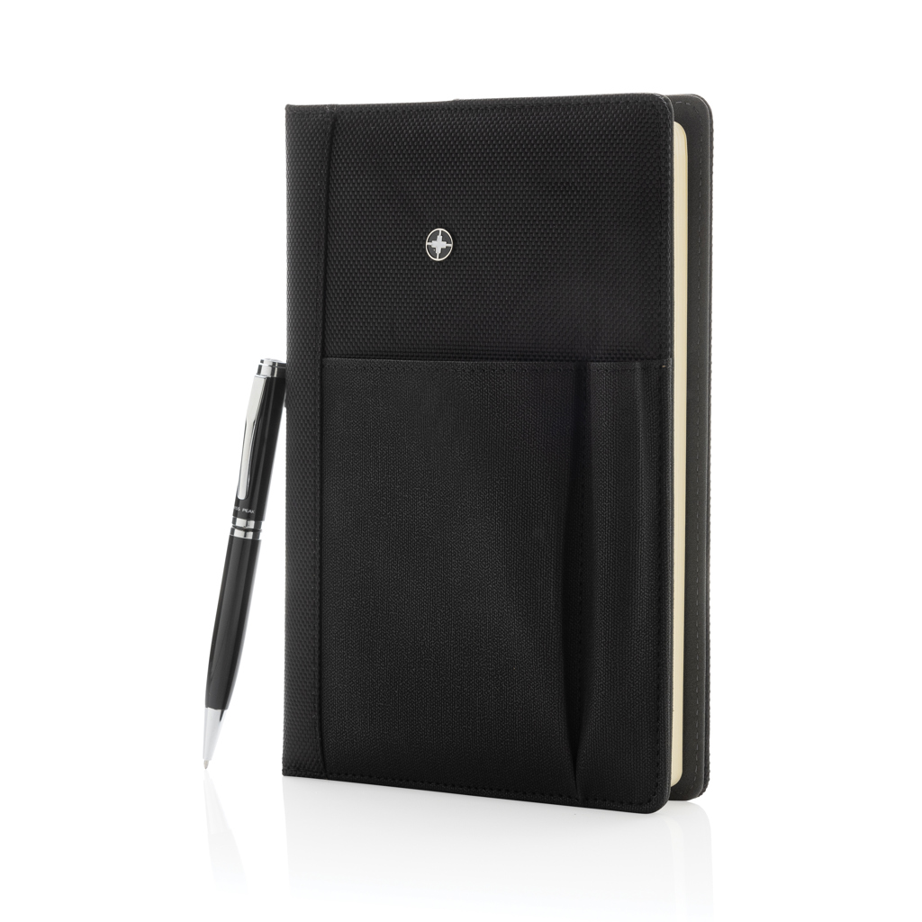 Swiss Peak Refillable notebook and pen set