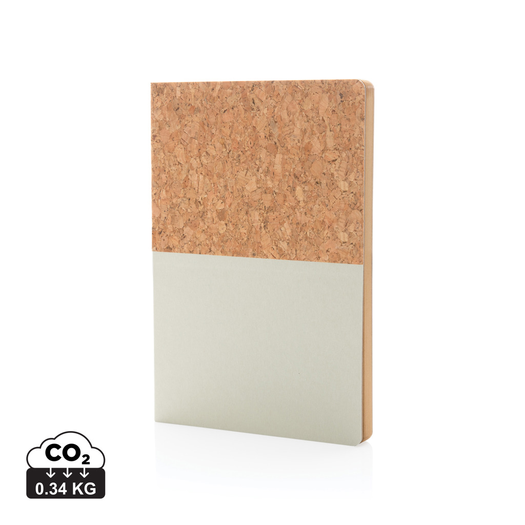 XD Collection A5 cork & kraft notebook