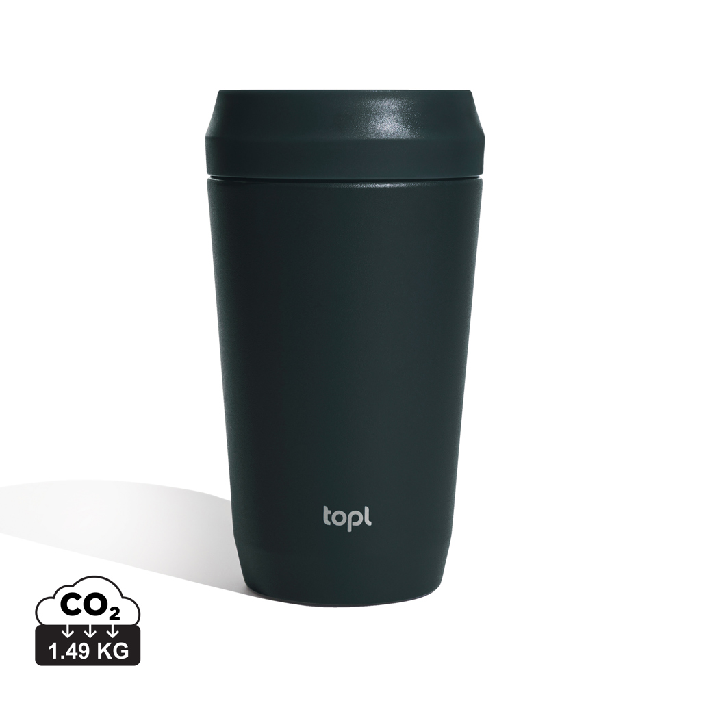 Topl Topl Recycled Steel To Go Tumbler Patented 360 Lid 354ml