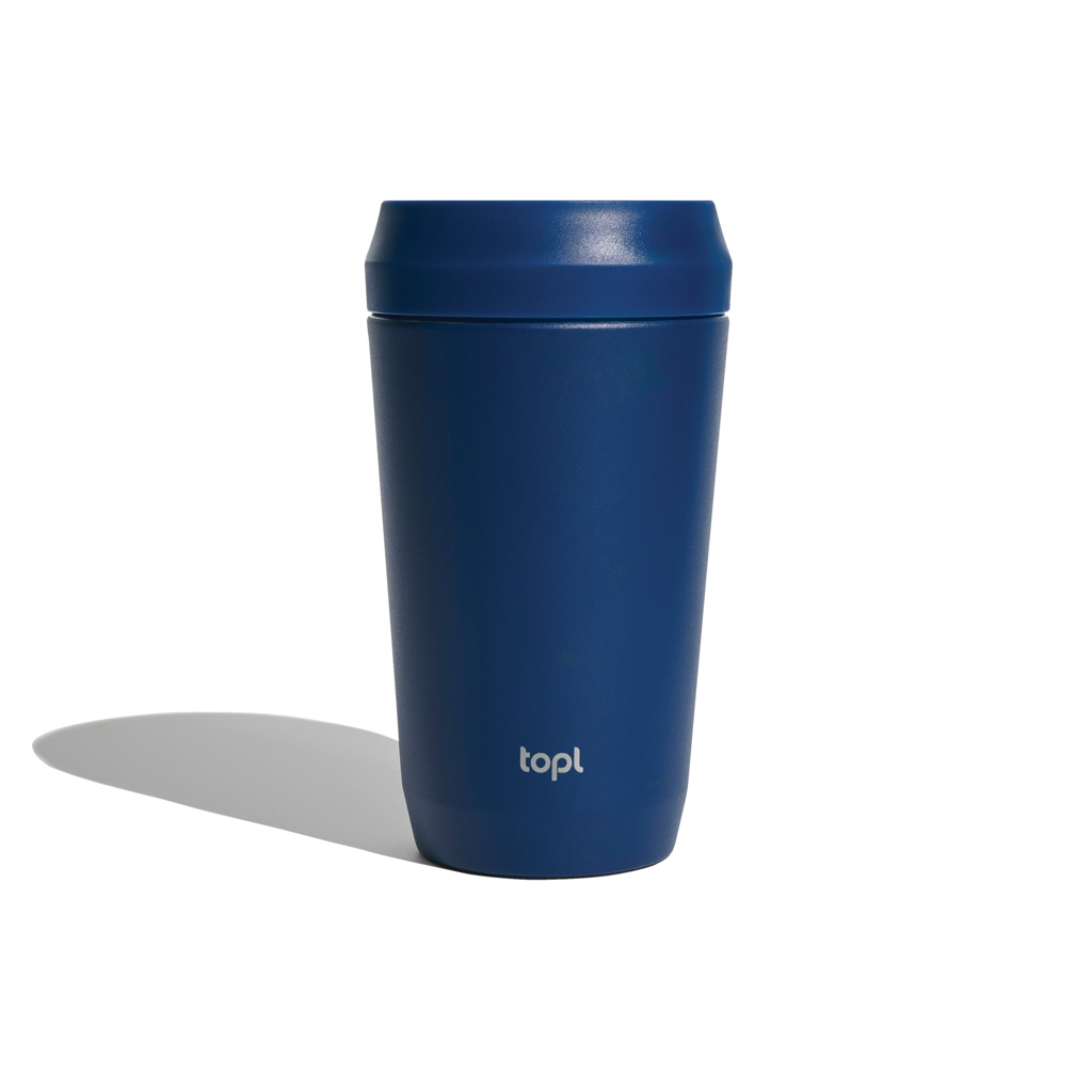 Topl Topl Recycled Steel To Go Tumbler Patented 360 Lid 354ml
