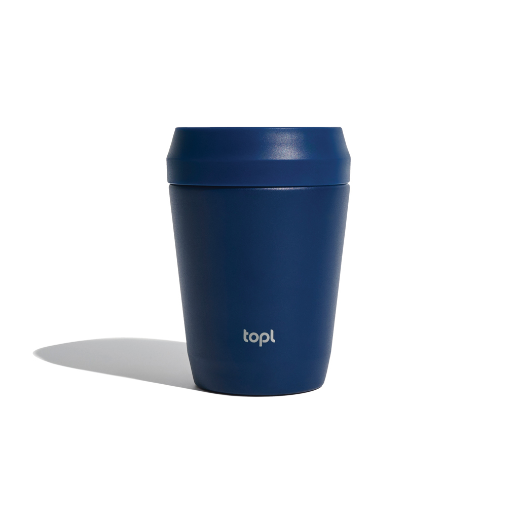Topl Topl Recycled Steel To Go Tumbler Patented 360 Lid 235ml
