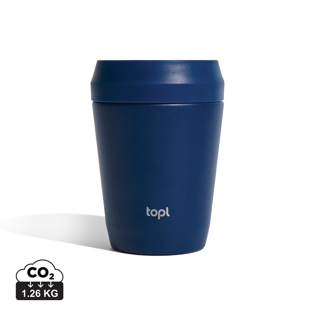 Topl Topl Recycled Steel To Go Tumbler Patented 360 Lid 235ml