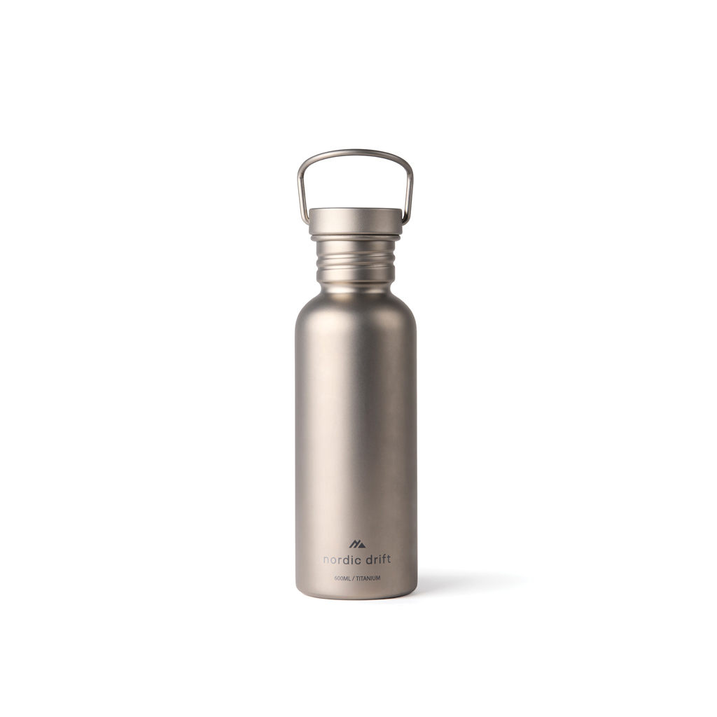 Nordic Drift Nordic Drift Trail Ultra Light Titanium 600ml Water Bottle