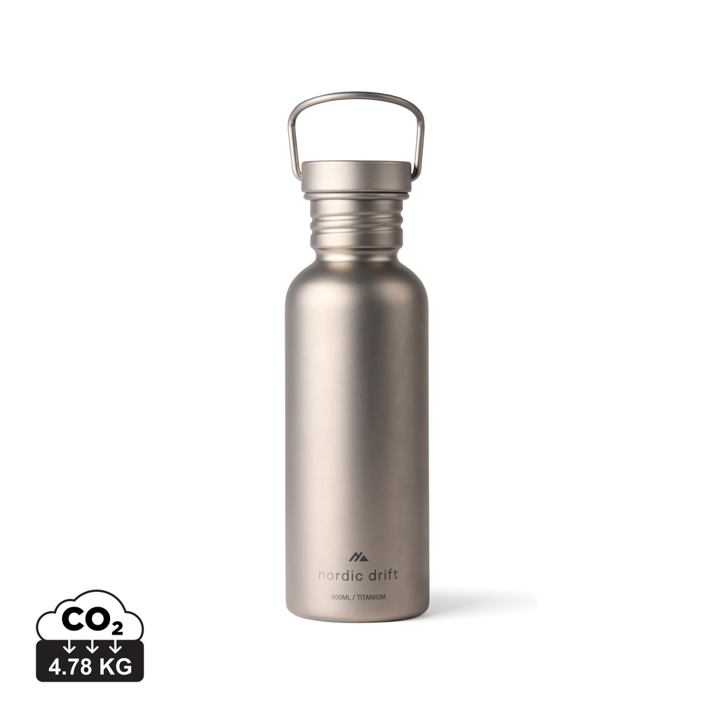 Nordic Drift Nordic Drift Trail Ultra Light Titanium 600ml Water Bottle