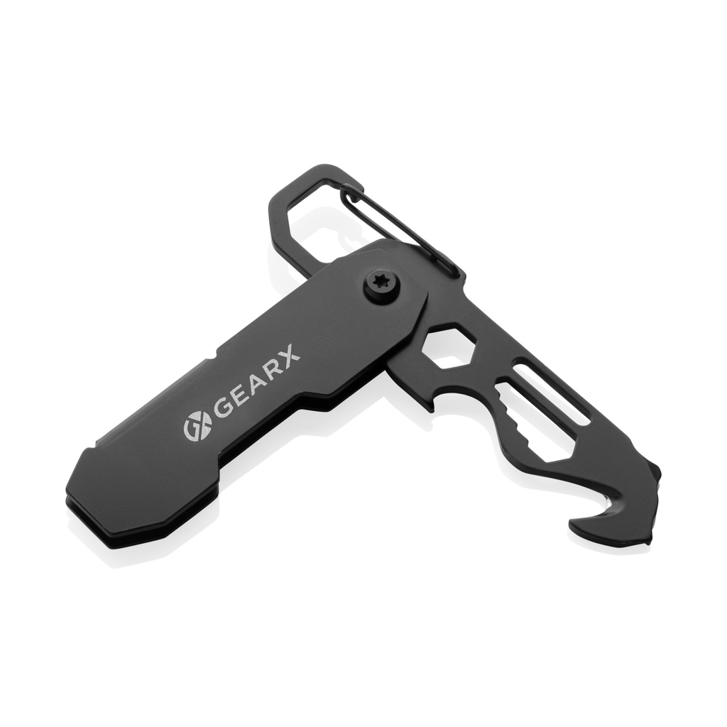 GearX Gear X foldable EDC tool with carabiner and parcel cutter