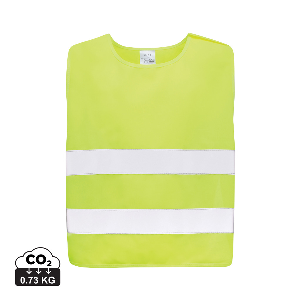 XD Collection GRS recycled PET high-visibility safety vest 7-12 years