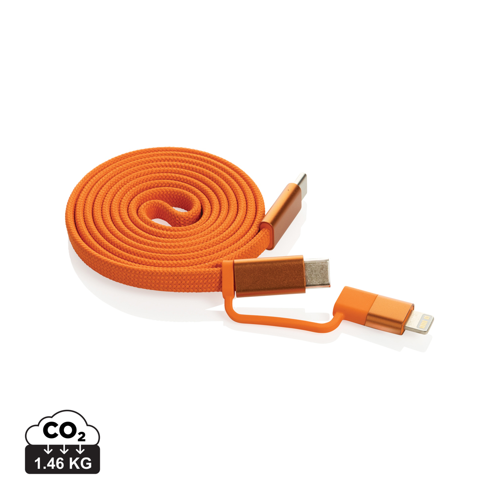 XD Xclusive Arc RCS recycled Ultra-thin 60W 2 in 1 magnetic cable
