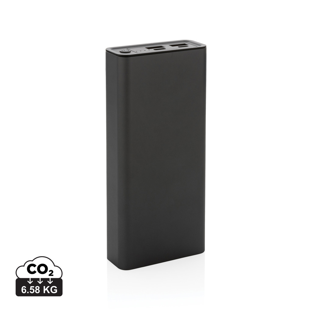 XD Xclusive Terra RCS recycled 20W aluminium powerbank 20.000 mAh