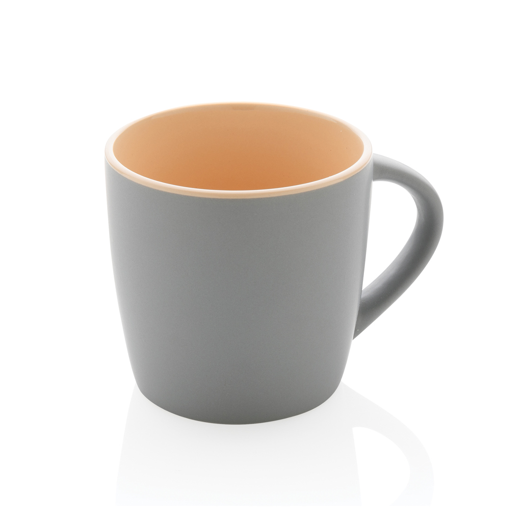 XD Collection Ceramic mug with coloured inner 300ml
