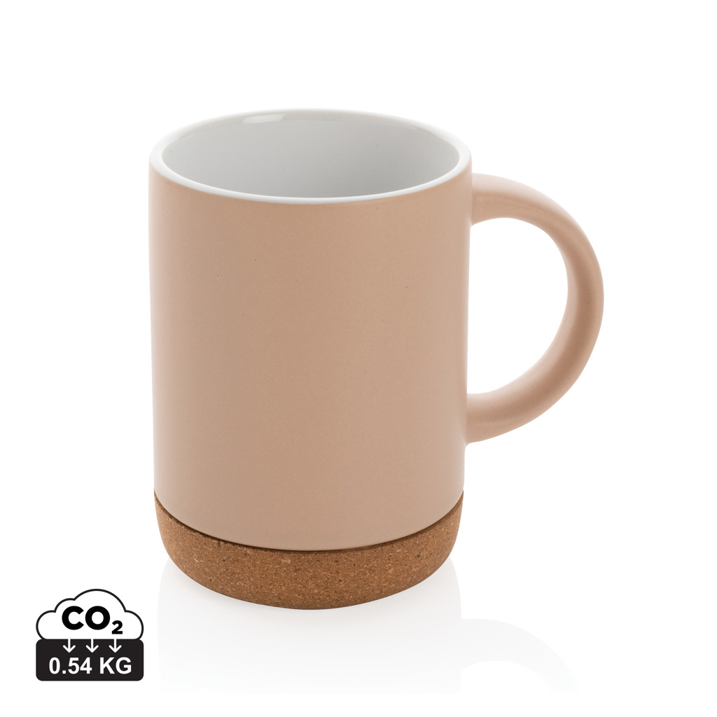 XD Collection Ceramic mug with cork base 280ml