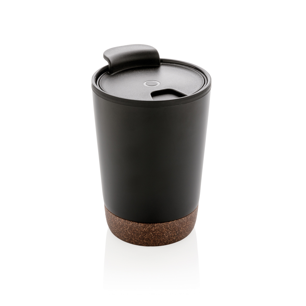 XD Collection RCS Recycled stainless steel cork coffee tumbler