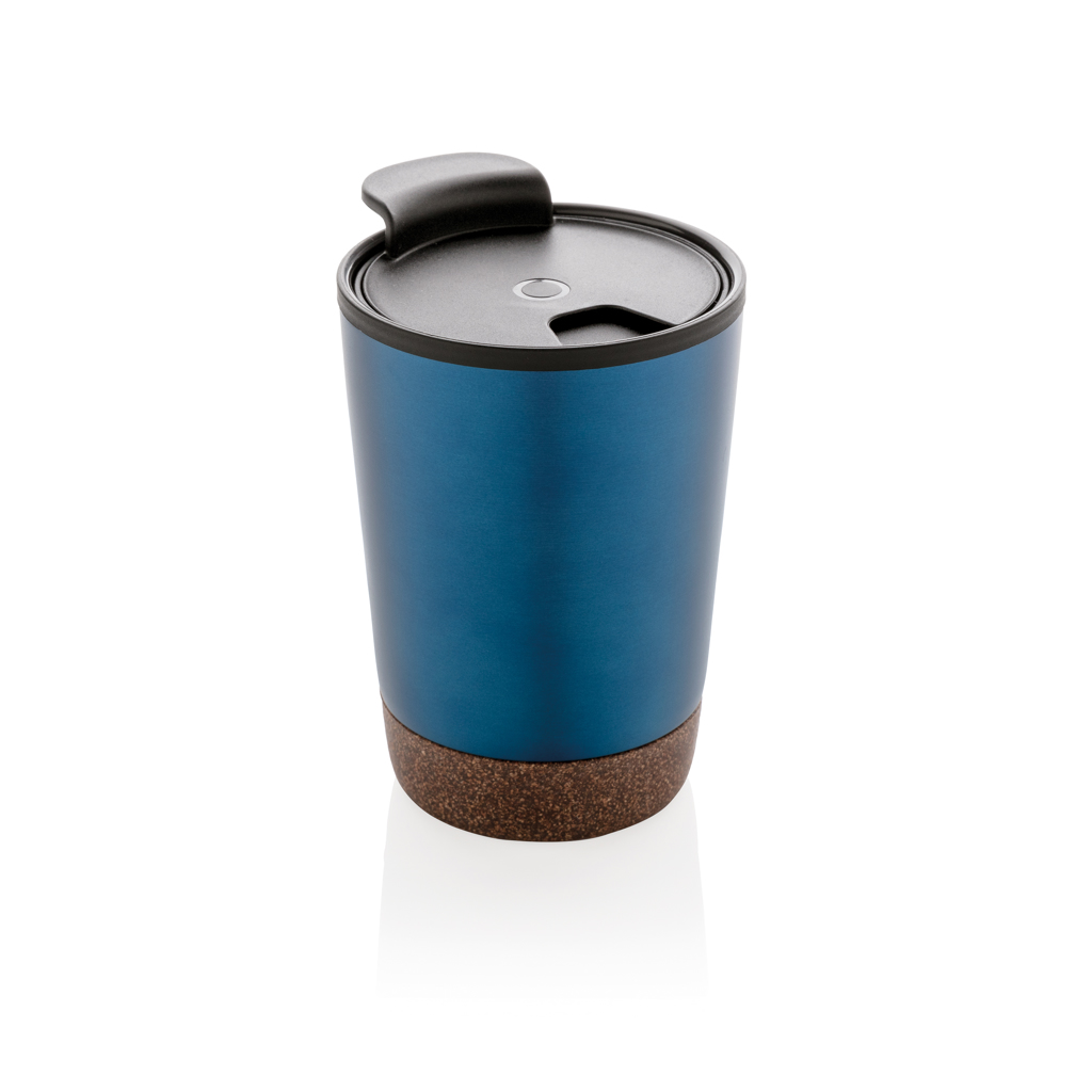 XD Collection RCS Recycled stainless steel cork coffee tumbler