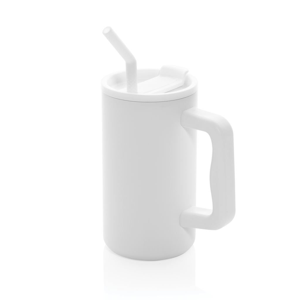XD Collection Cube RCS certified recycled steel mug 800ml