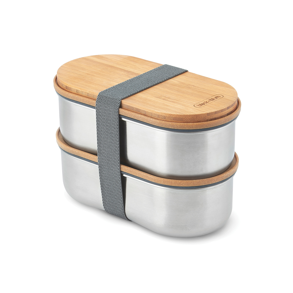 Black + Blum Black+Blum Stainless Steel Double Bento Box