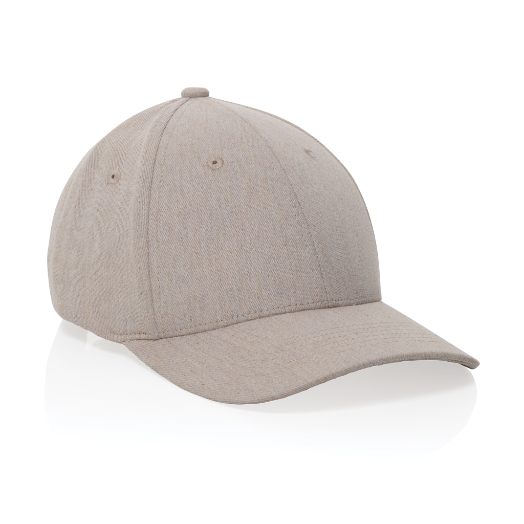 XD Collection Milo AWARE™ recycled heather 6 panel cap 200gr