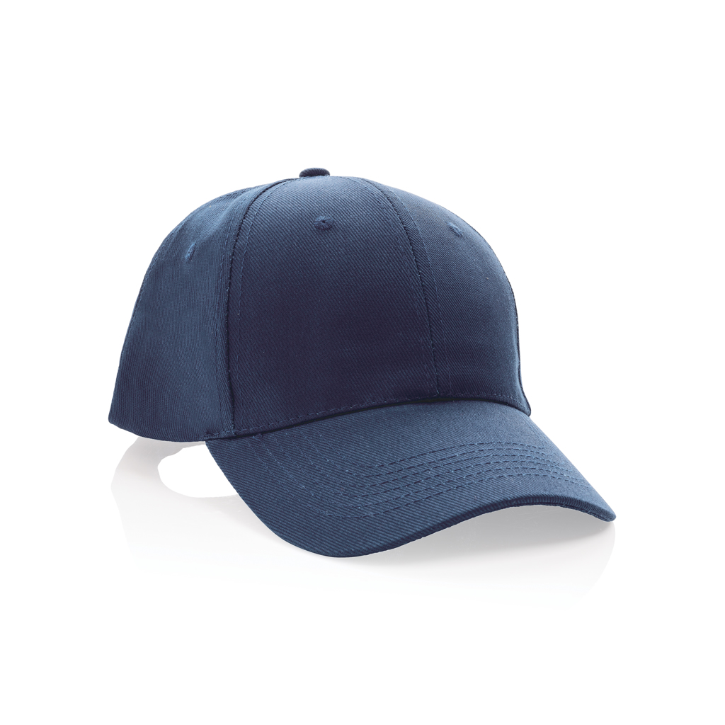 XD Collection Impact 6 panel 280gr Recycled cotton cap with AWARE™ tracer