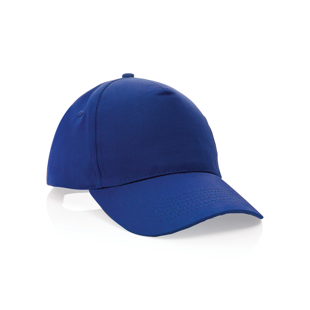 XD Collection Impact 5 panel 190gr Recycled cotton cap with AWARE™ tracer