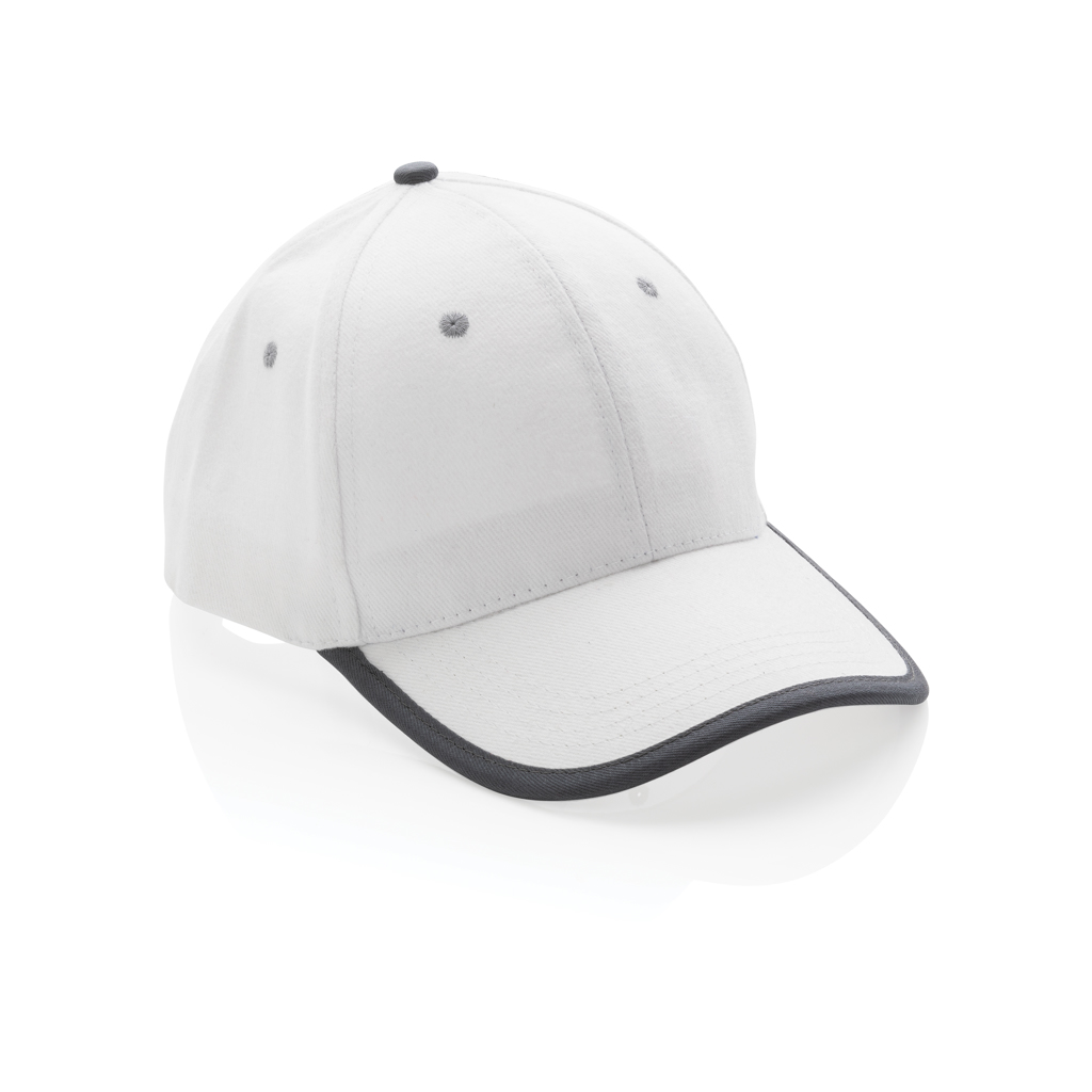 XD Collection Impact AWARE™ Brushed rcotton 6 panel contrast cap 280gr