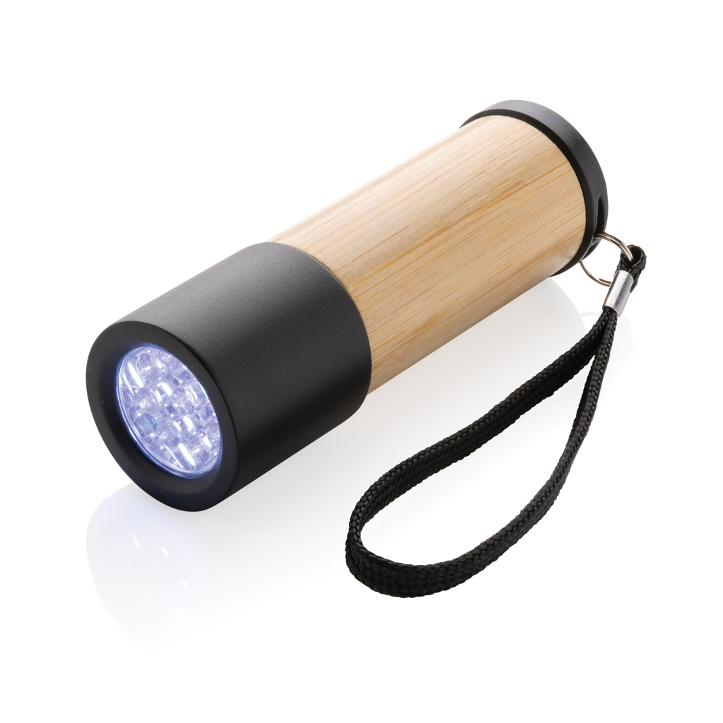 XD Collection Bamboo and RCS certfied recycled plastic torch