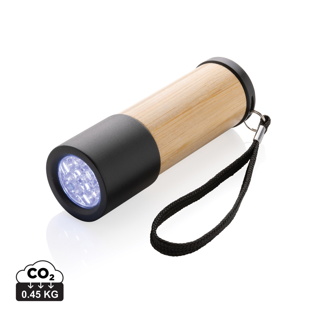 XD Collection Bamboo and RCS certfied recycled plastic torch